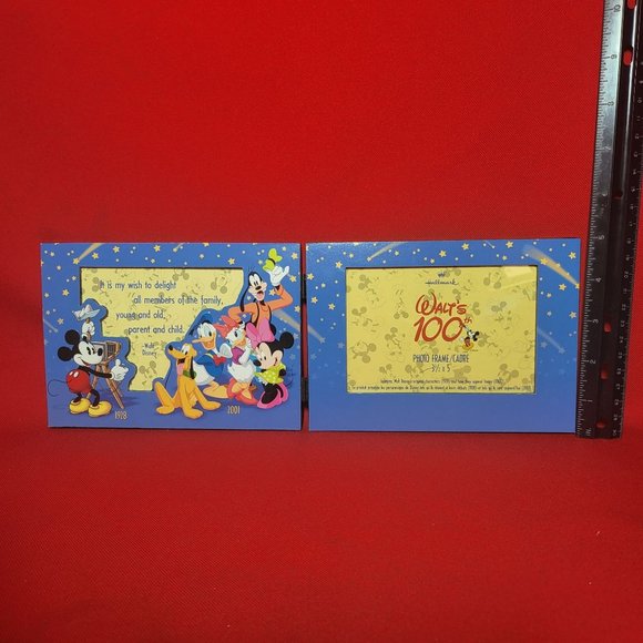 Mickey Mouse Walts 100th Birthday Double Wood Frame - Picture 7 of 10